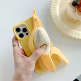 3D Banana Stress Reliever Phone Case